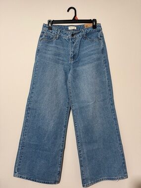 High-Rise Women's Blue Turtle Jeans